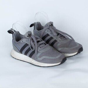 Adidas‎ Multix Mens Grey Black Athletic Sneakers Shoes Size 5.5 Running Outdoors